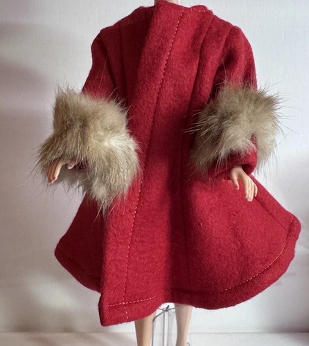 Barbie vintage rosso feltro - barbie,