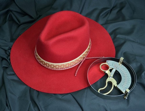 Cappello fedora rosso - cappello,